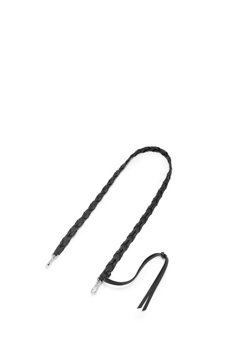 Thin braided strap in classic calfskin