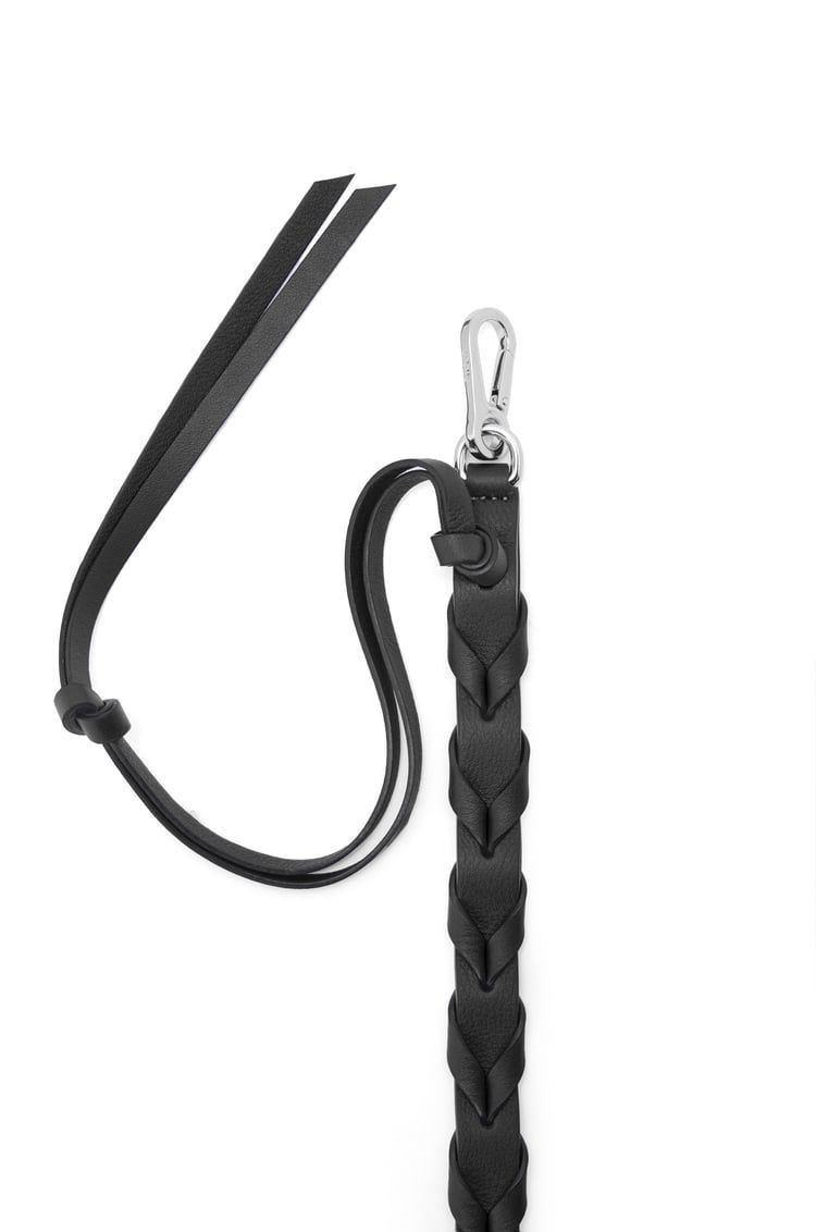 Thin braided strap in classic calfskin