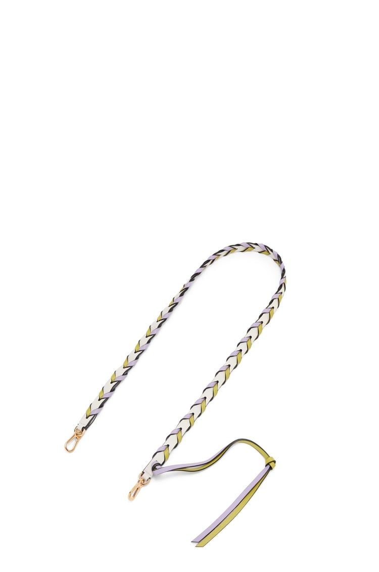 Thin braided strap in classic calfskin