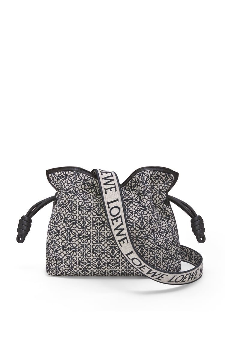 Anagram strap in jacquard and calfskin