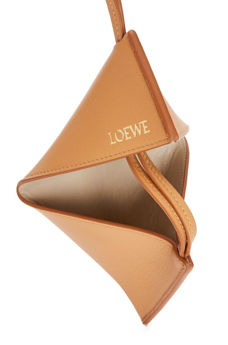 Puzzle Fold charm in classic calfskin
