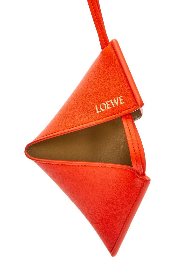 Puzzle Fold charm in classic calfskin