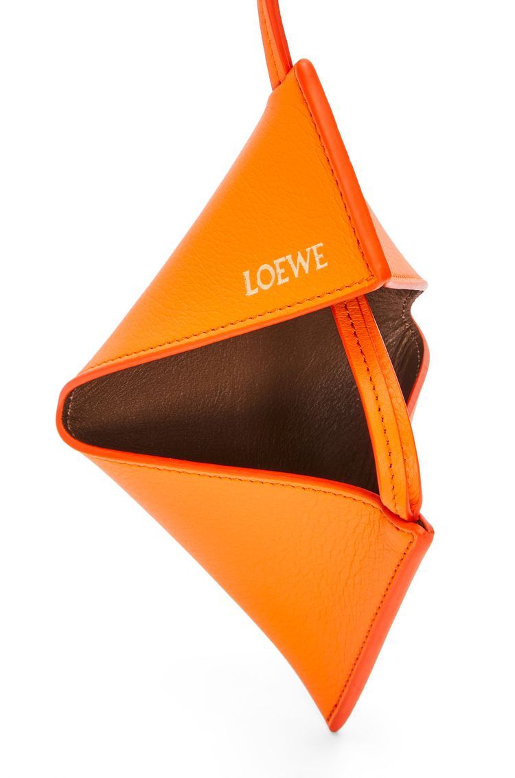 Puzzle Fold charm in classic calfskin