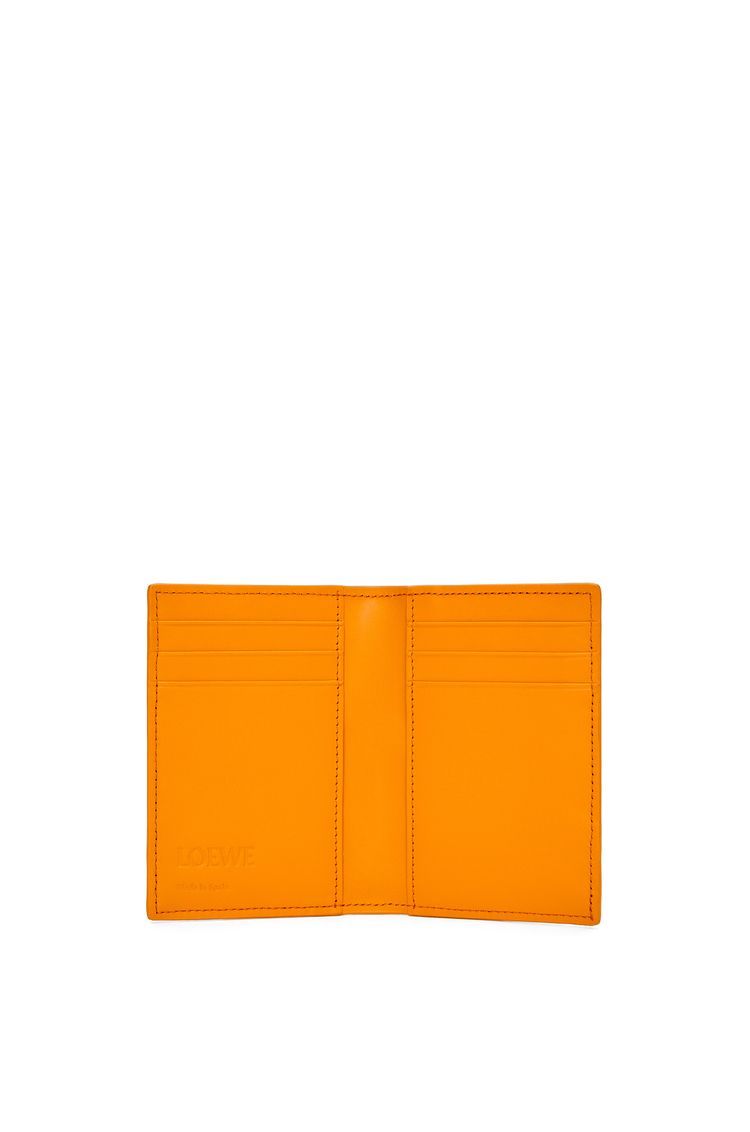 Puzzle bifold cardholder in classic calfskin