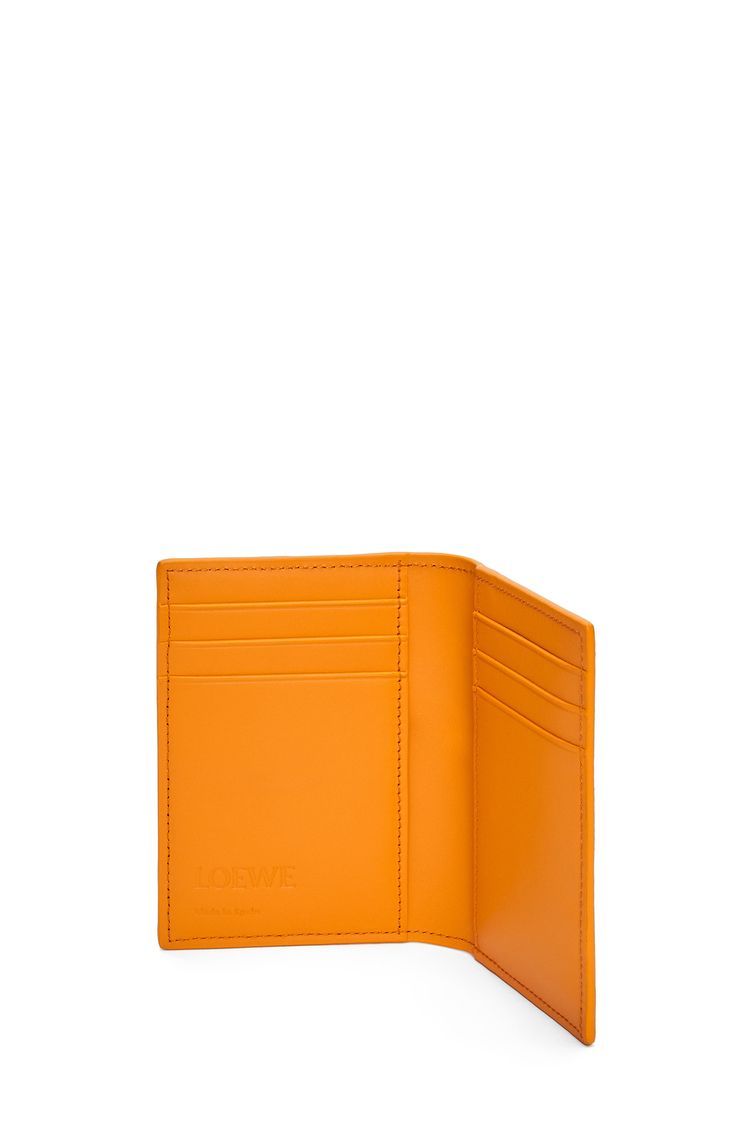Puzzle bifold cardholder in classic calfskin