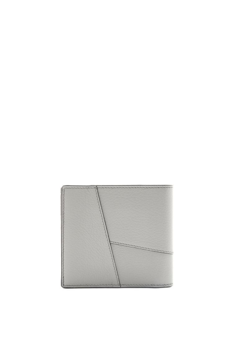 Puzzle bifold wallet in classic calfskin