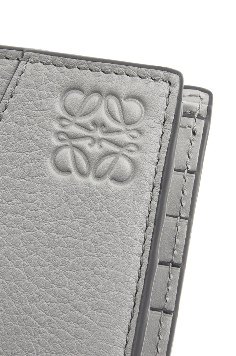 Puzzle bifold wallet in classic calfskin