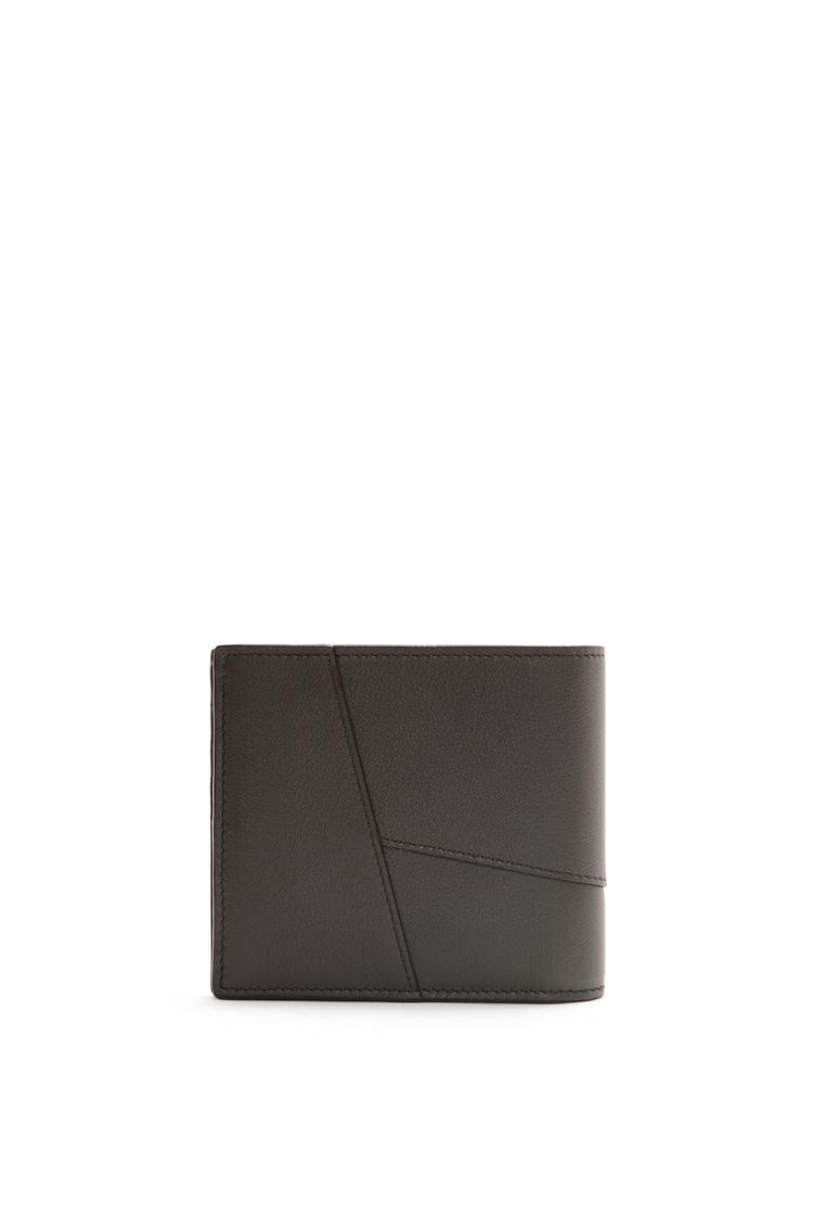 Puzzle bifold wallet in classic calfskin