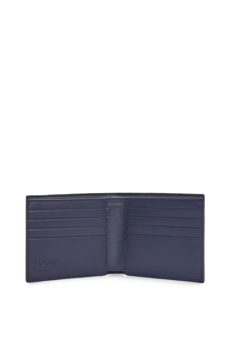 Puzzle bifold wallet in classic calfskin