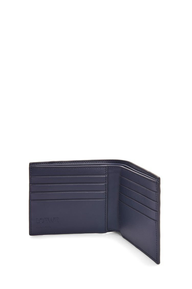 Puzzle bifold wallet in classic calfskin