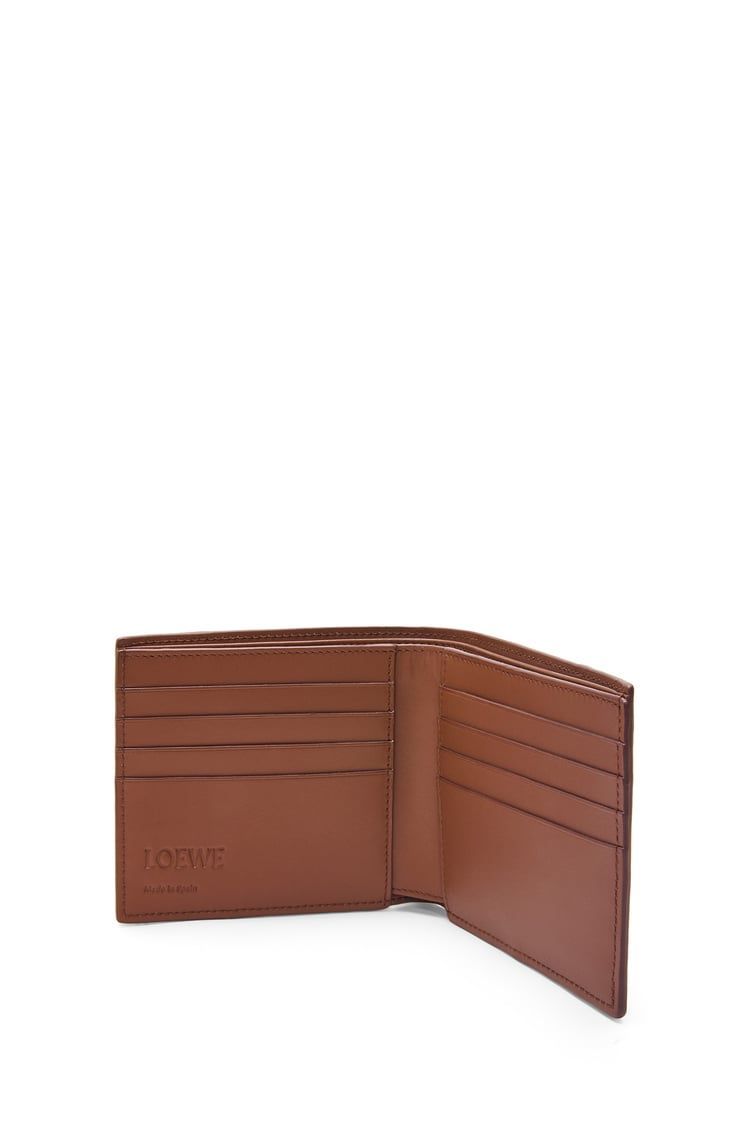 Puzzle bifold wallet in classic calfskin