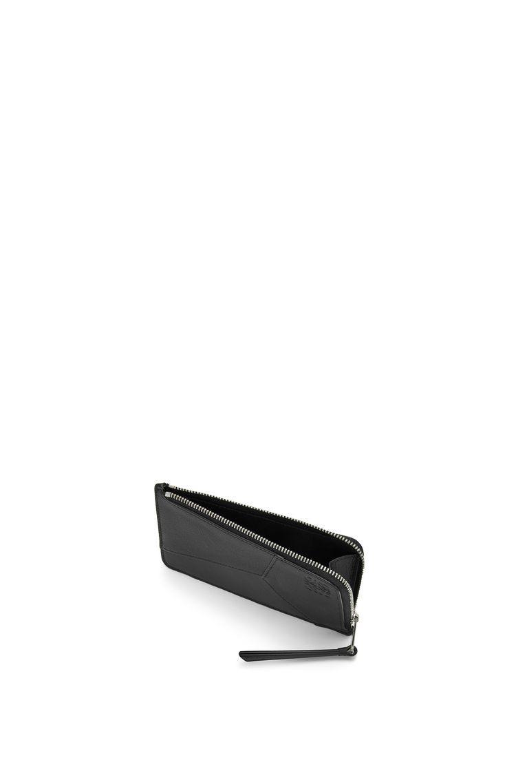 Puzzle long coin cardholder in classic calfskin