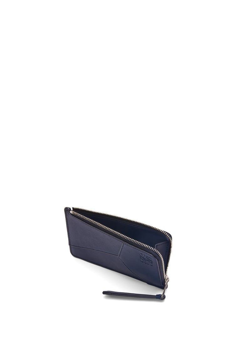 Puzzle long coin cardholder in classic calfskin