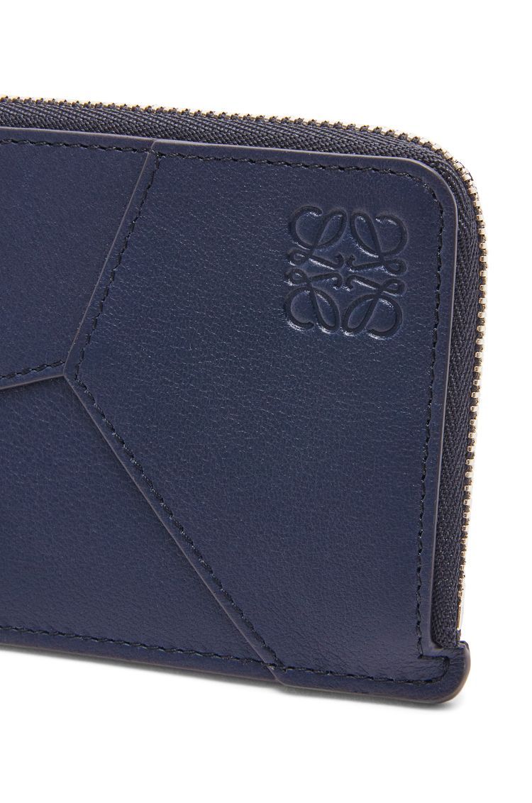 Puzzle long coin cardholder in classic calfskin