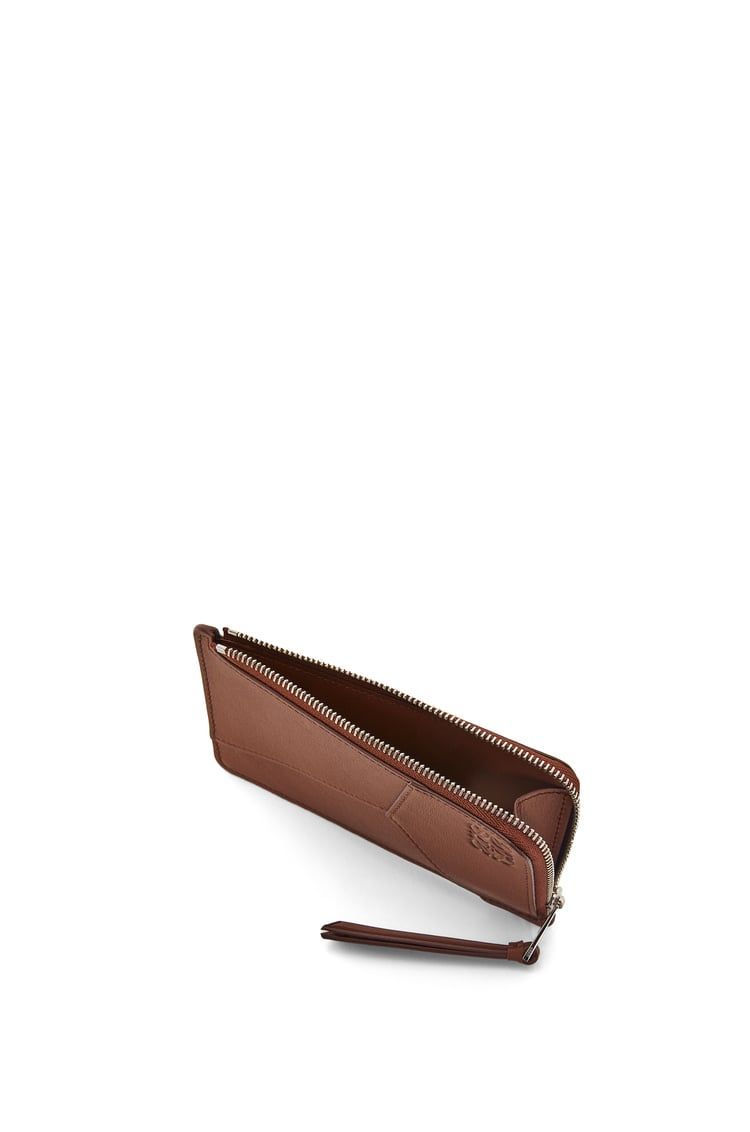 Puzzle long coin cardholder in classic calfskin