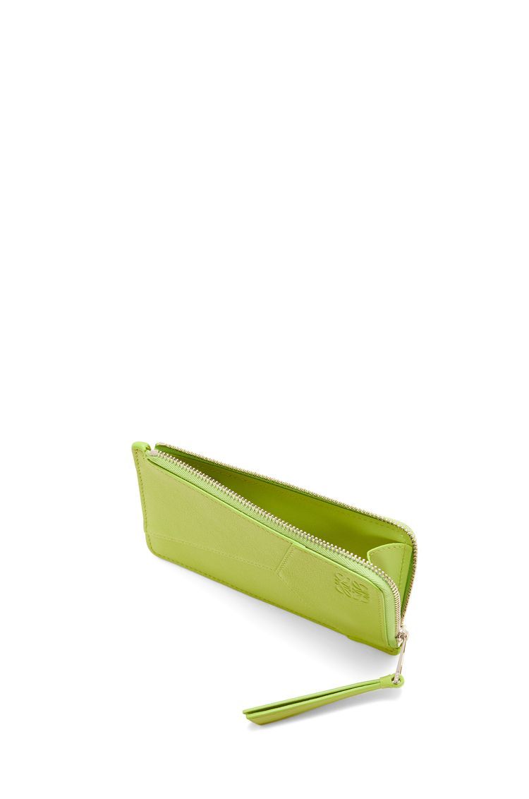 Puzzle long coin cardholder in classic calfskin