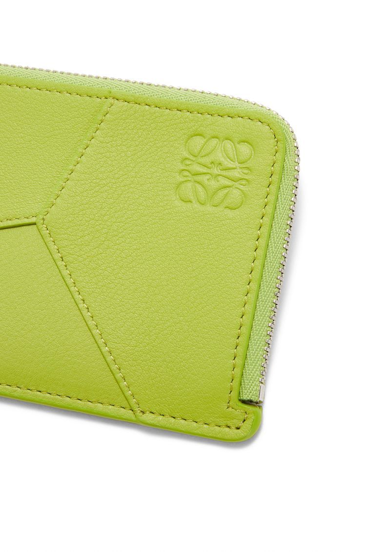 Puzzle long coin cardholder in classic calfskin