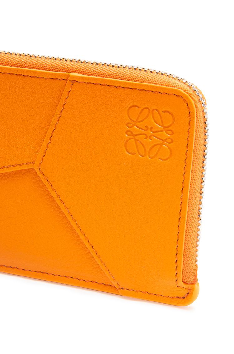 Puzzle long coin cardholder in classic calfskin