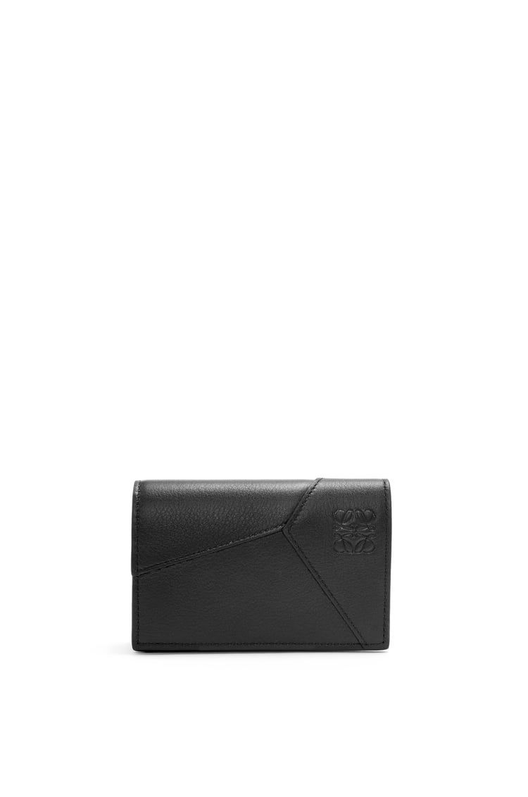 Puzzle business cardholder in classic calfskin