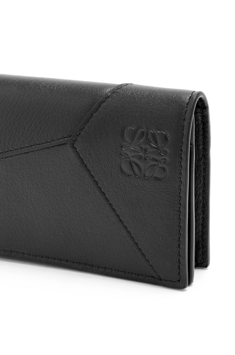 Puzzle business cardholder in classic calfskin