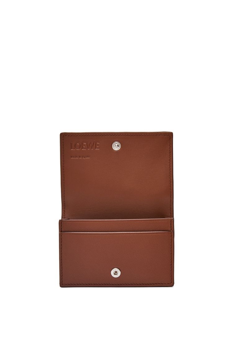 Puzzle business cardholder in classic calfskin