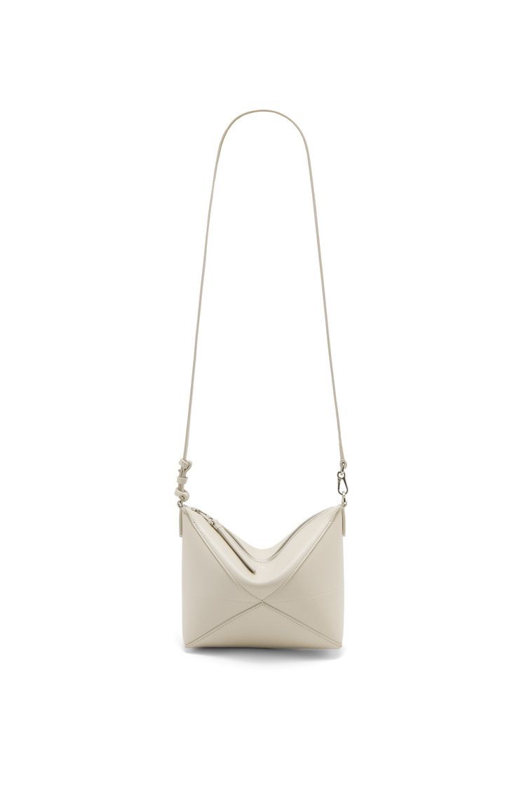 Puzzle Fold pouch in shiny nappa calfskin