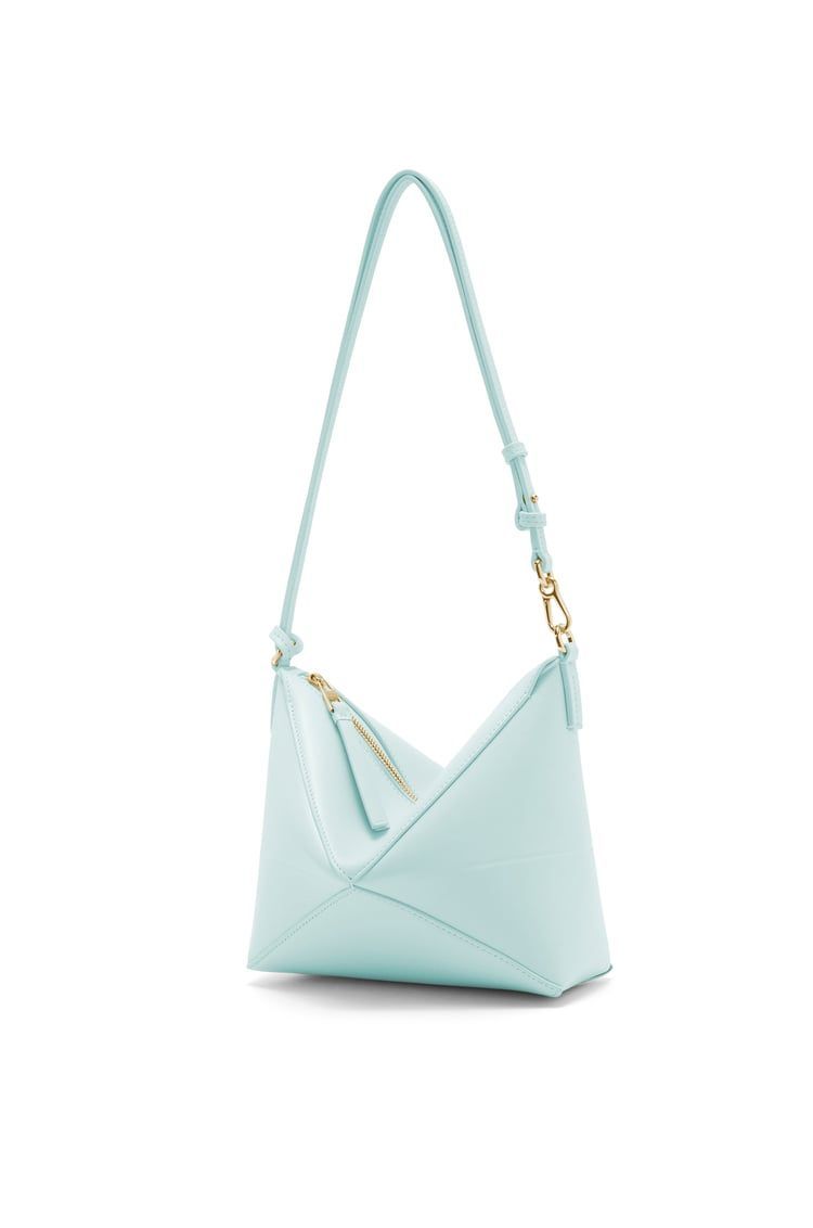 Puzzle Fold pouch in shiny nappa calfskin