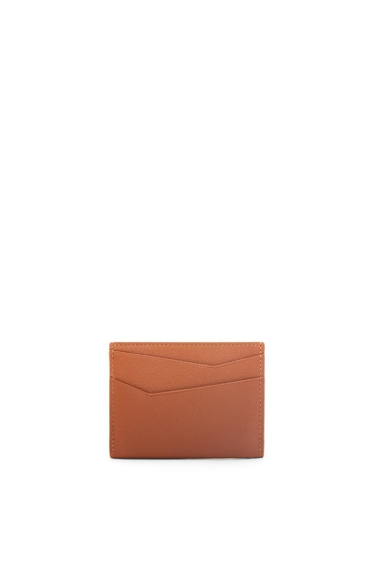 Puzzle plain cardholder in classic calfskin