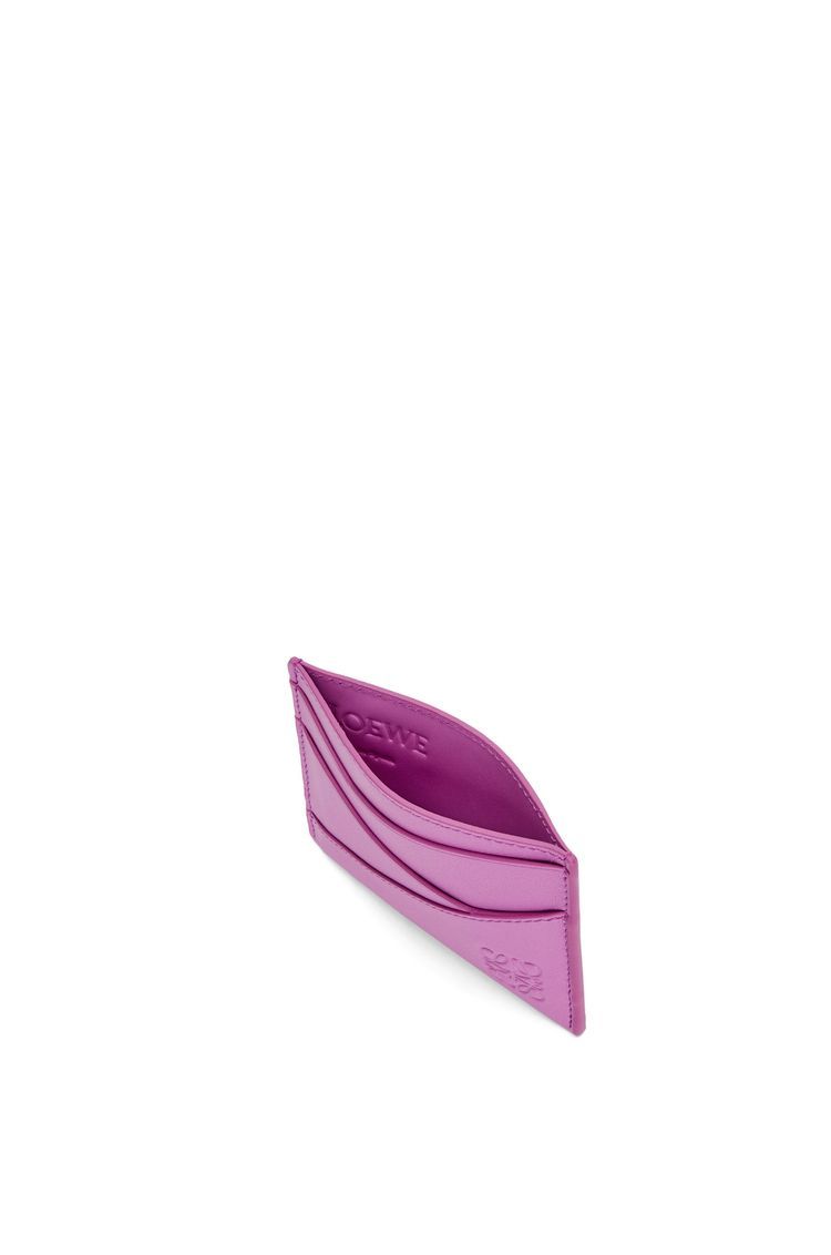 Puzzle plain cardholder in classic calfskin