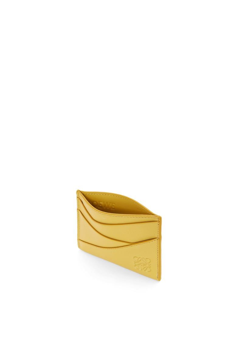 Puzzle plain cardholder in classic calfskin