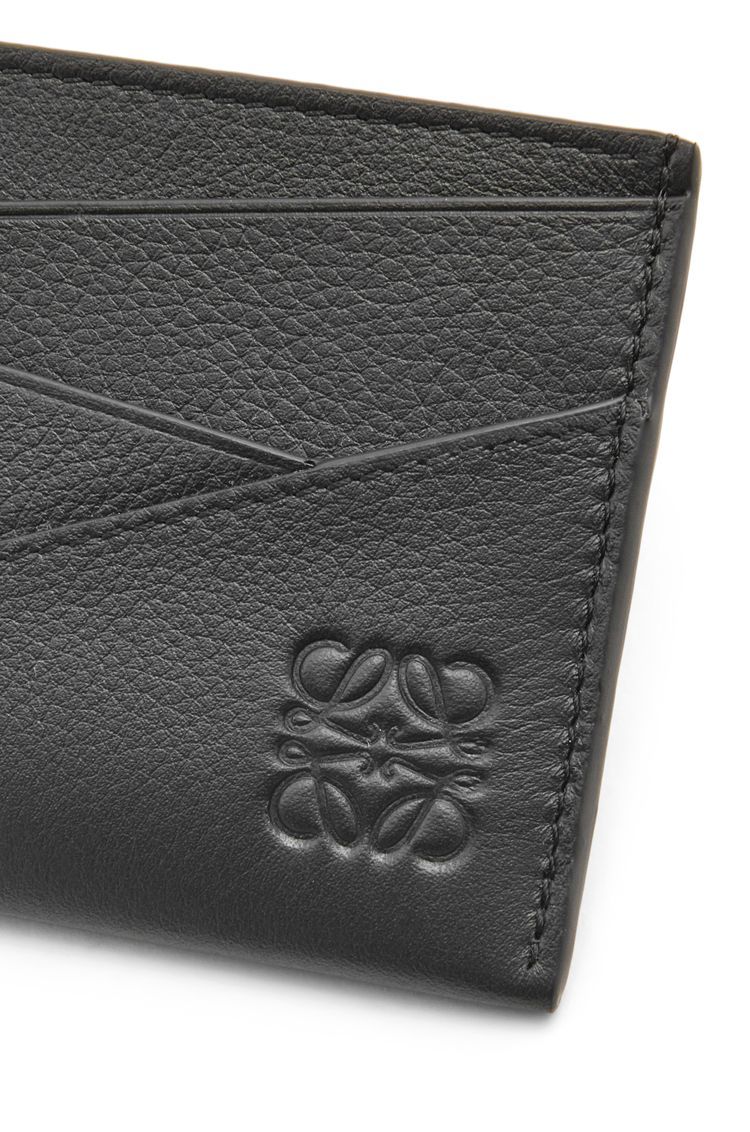 Puzzle plain cardholder in classic calfskin