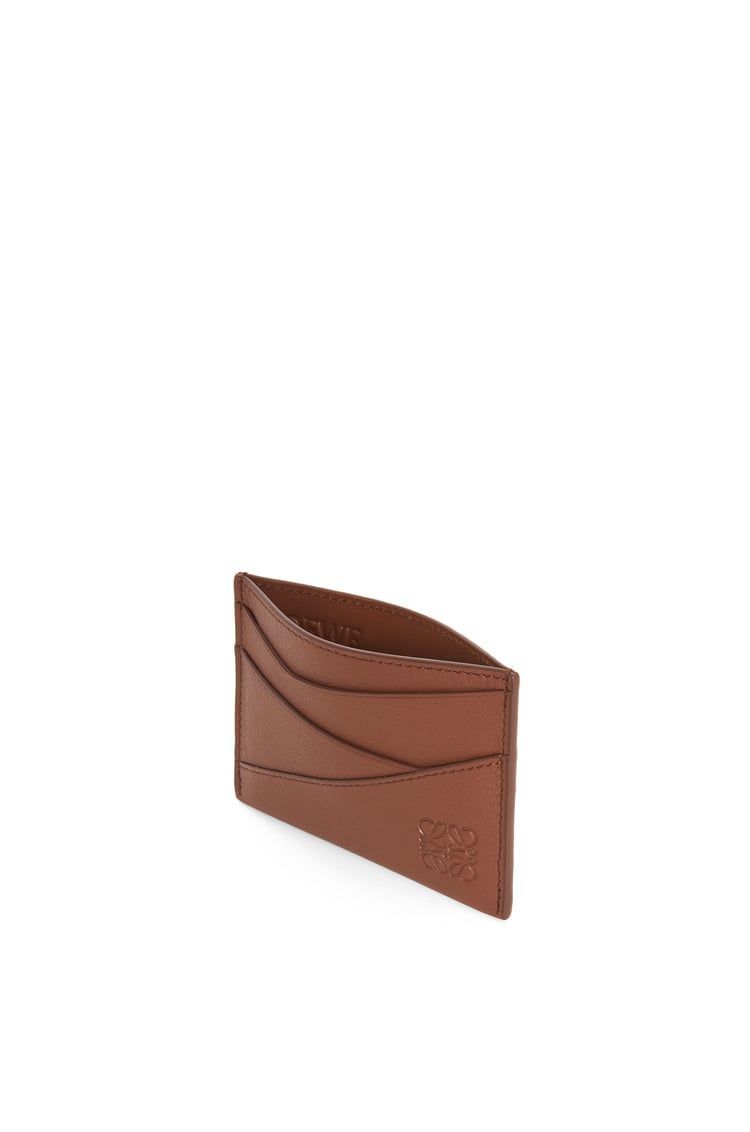 Puzzle plain cardholder in classic calfskin