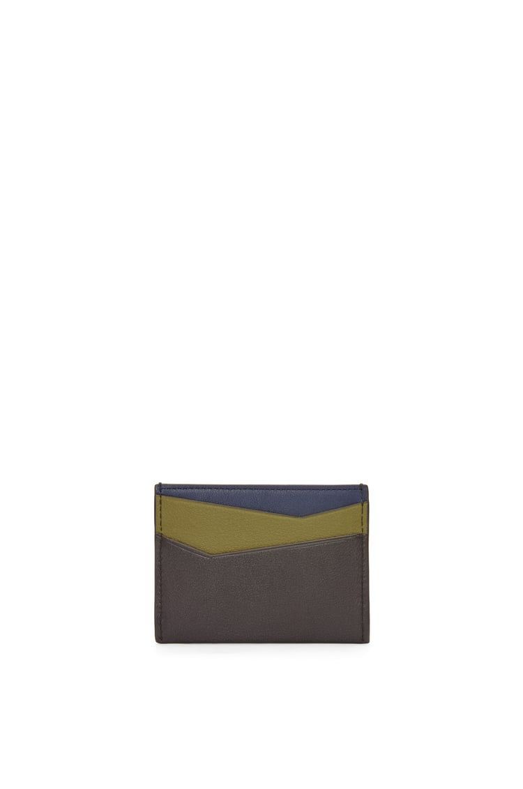 Puzzle plain cardholder in classic calfskin