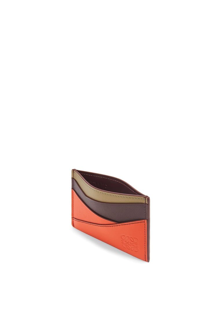 Puzzle plain cardholder in classic calfskin