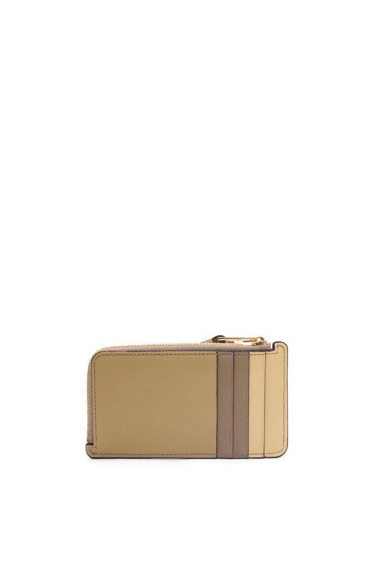 Puzzle coin cardholder in classic calfskin