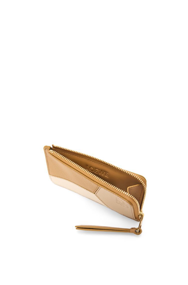 Puzzle coin cardholder in classic calfskin