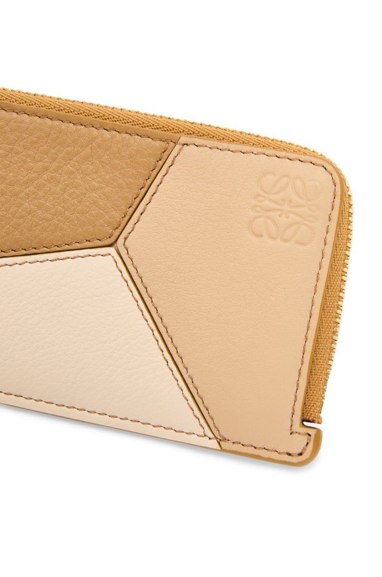 Puzzle coin cardholder in classic calfskin