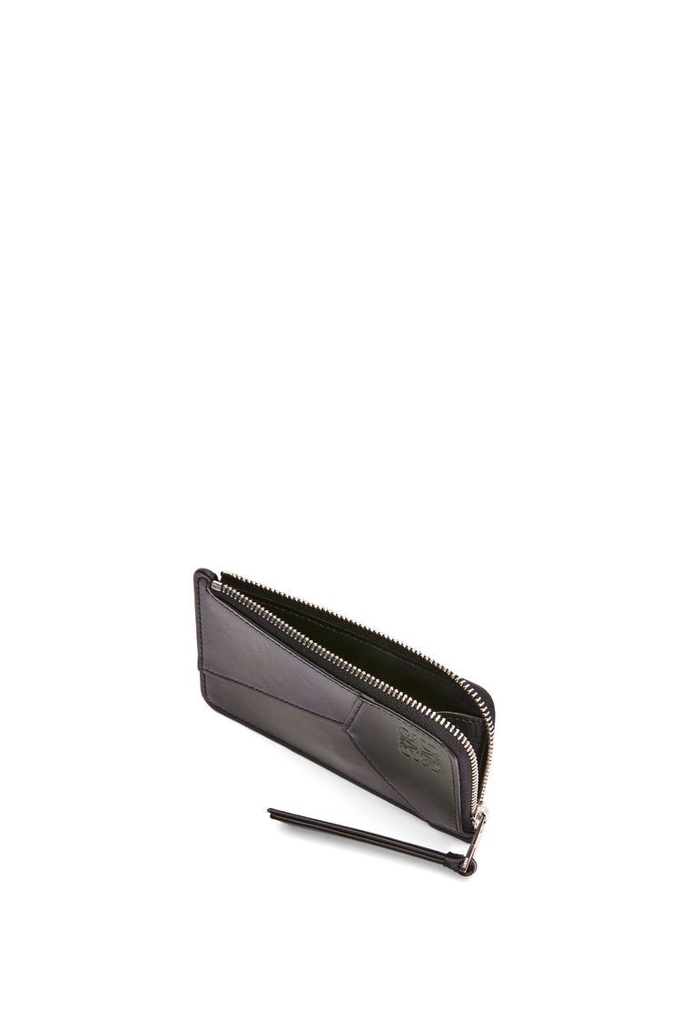 Puzzle coin cardholder in silk calfskin