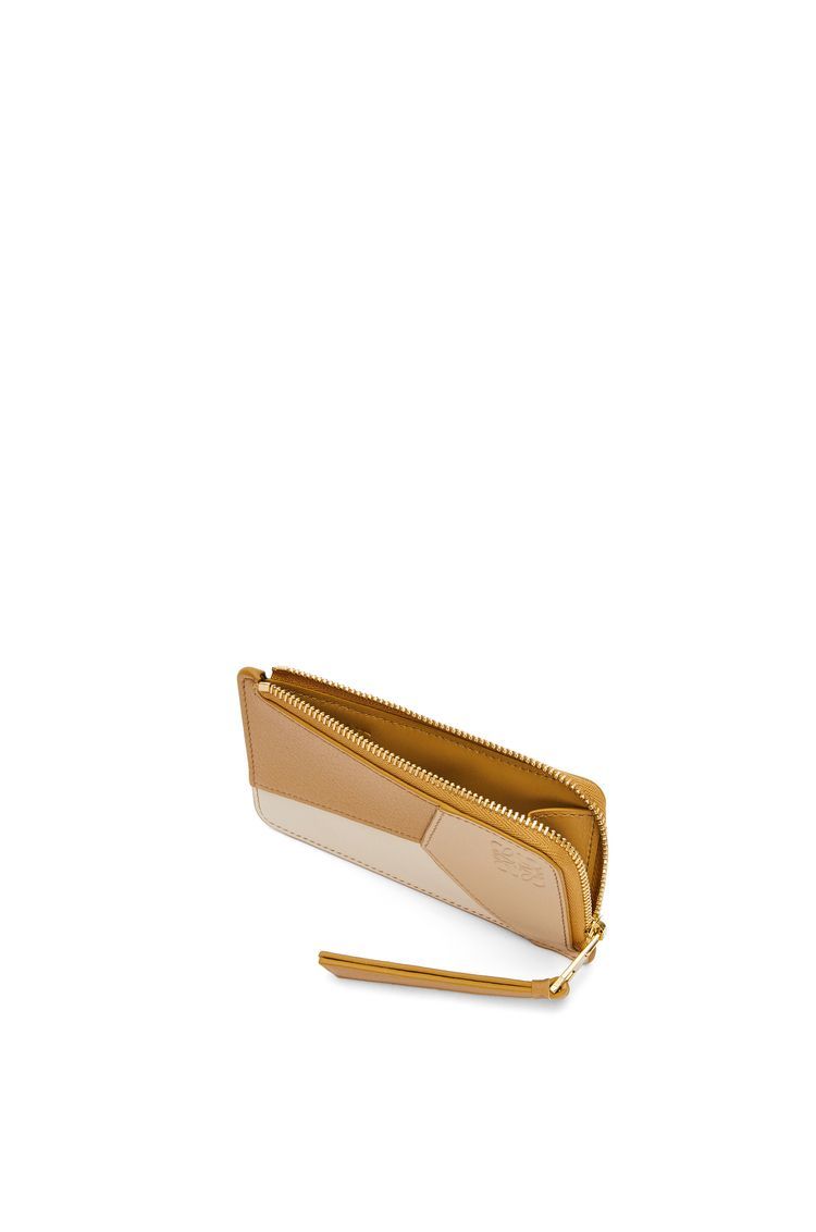 Puzzle coin cardholder in classic calfskin