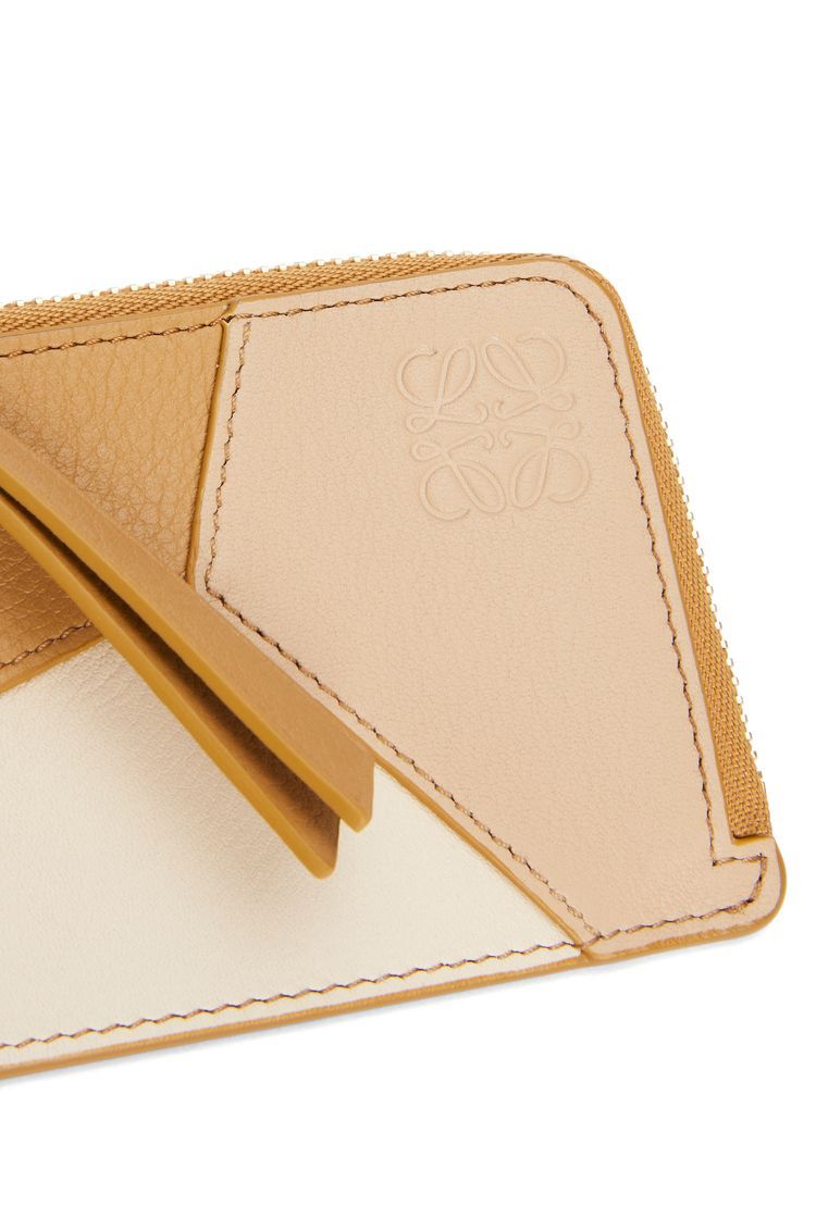 Puzzle coin cardholder in classic calfskin