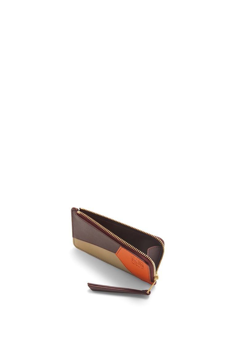 Puzzle coin cardholder in classic calfskin