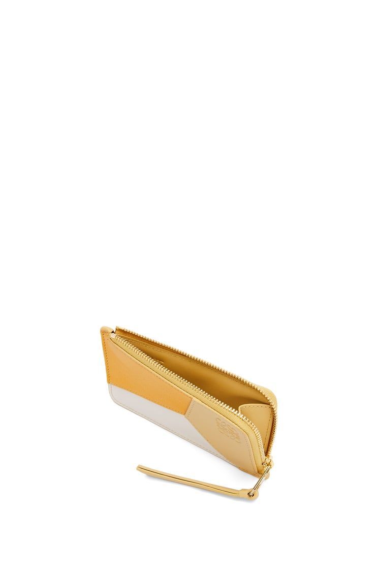 Puzzle coin cardholder in classic calfskin