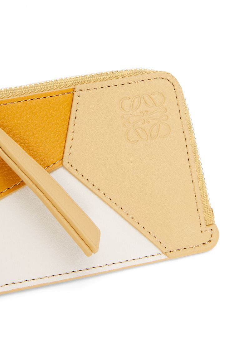 Puzzle coin cardholder in classic calfskin