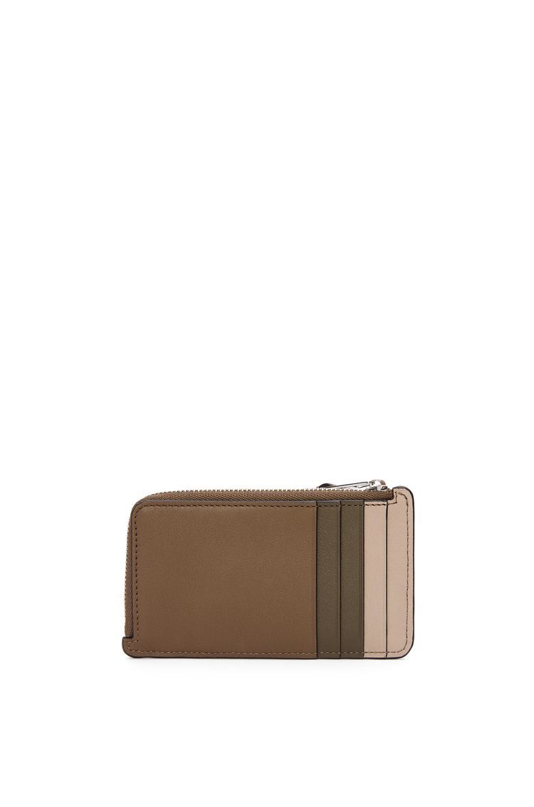 Puzzle coin cardholder in classic calfskin