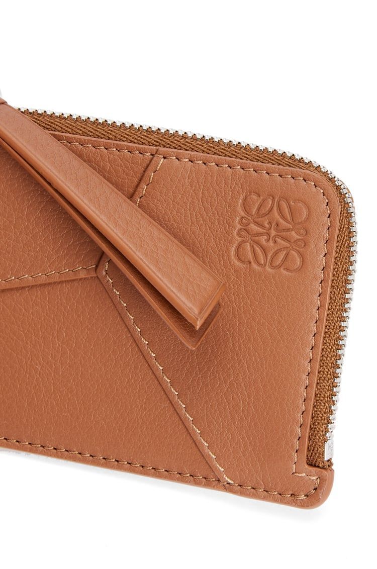 Puzzle coin cardholder in classic calfskin