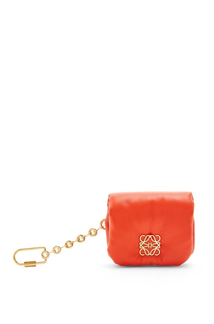 Puffer Goya case in shiny nappa calfskin