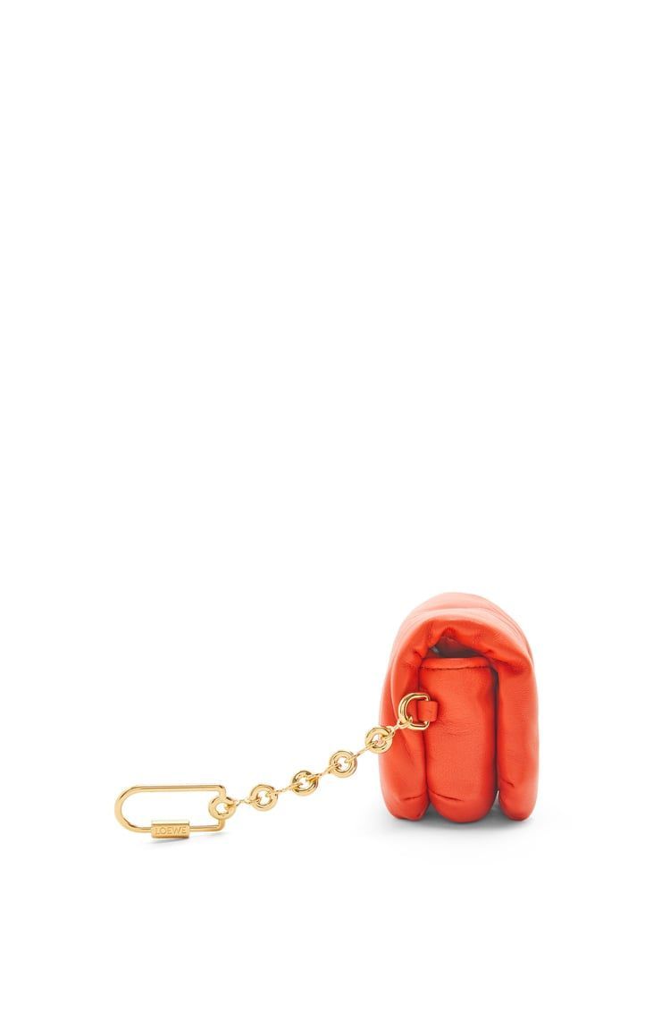 Puffer Goya case in shiny nappa calfskin