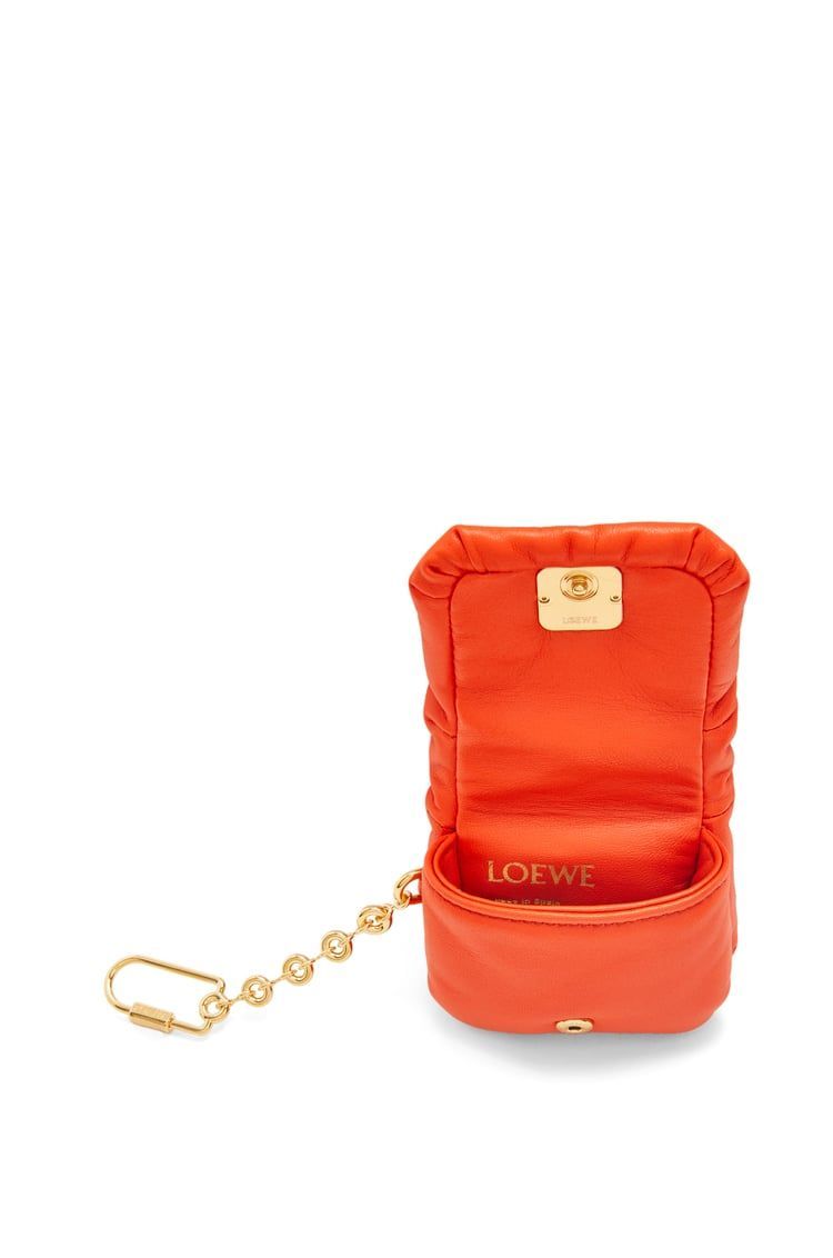 Puffer Goya case in shiny nappa calfskin