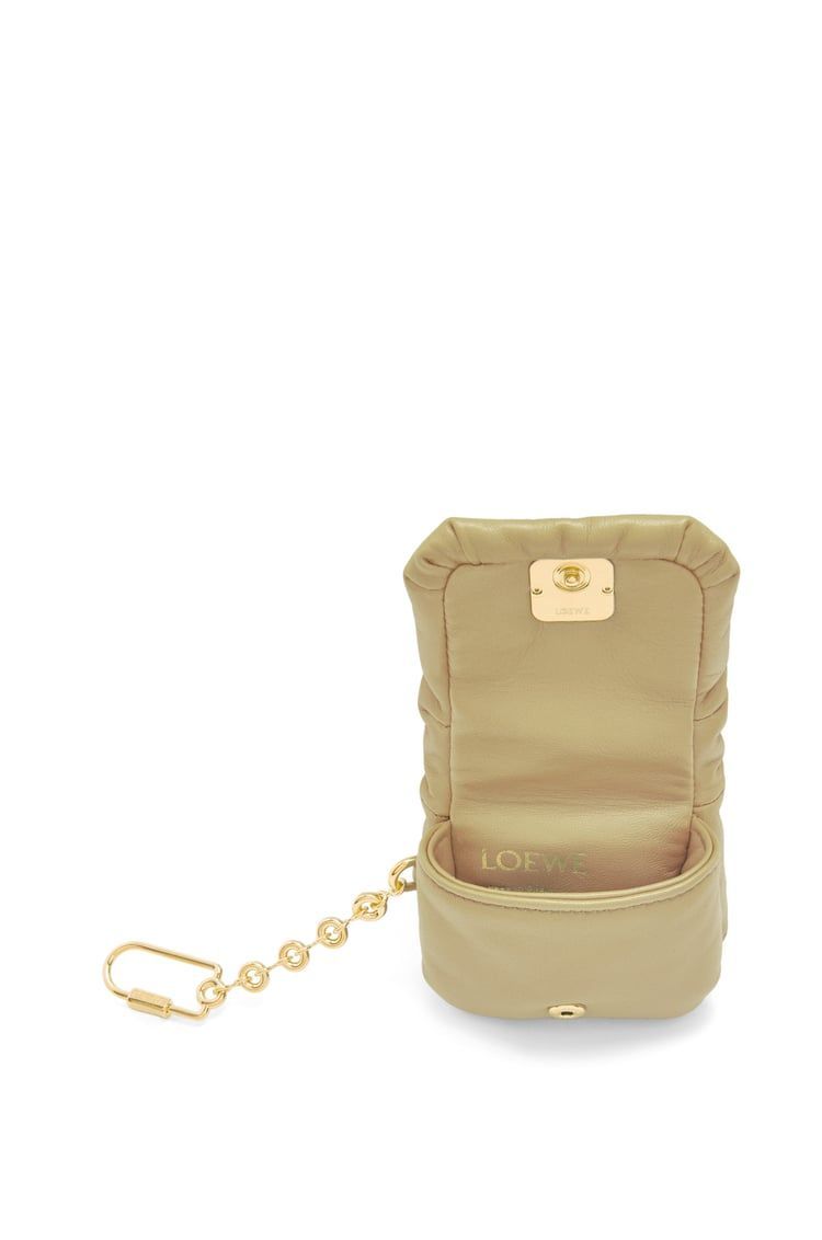 Puffer Goya case in shiny nappa calfskin