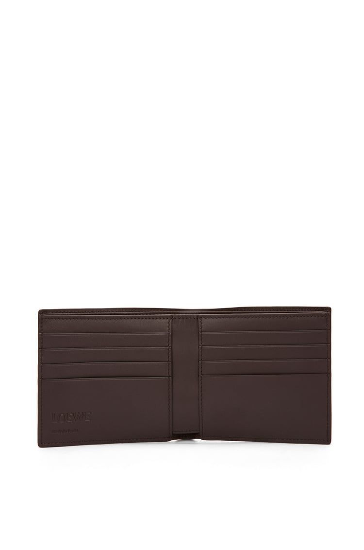 Bifold wallet in satin calfskin